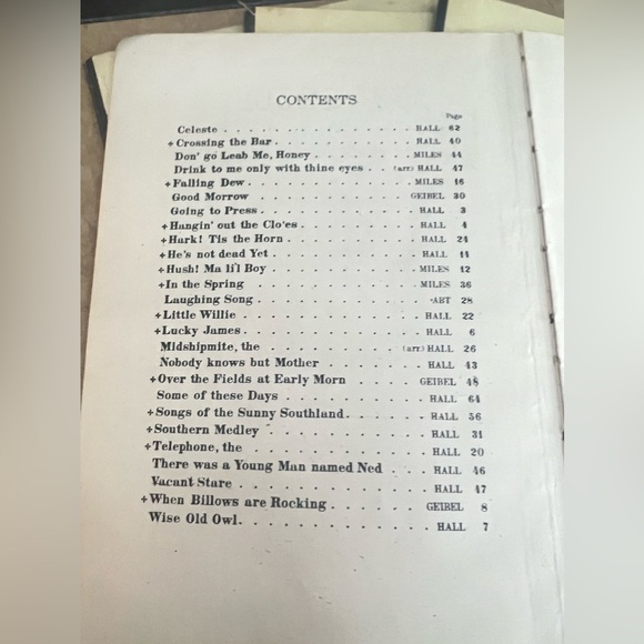 Vintage New Concert Selections Male  Quartettes  song books music sheets - Picture 4 of 8